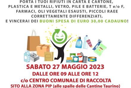 TORNA L'ECO-CONCORSO "PORTA, PESA E VINCI...A GUAGNANO"!